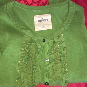 Green Hollister sweater